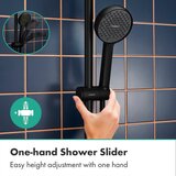 Hansgrohe 28638670 Activera S 240 1jet EcoSmart stenska termostatska armatura s tuš setom | Shoptok.si