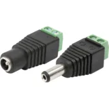 DC konektor, set, 12 V DC / 3 A - DC 2CS