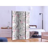 Artgeist PARAVAN 135/172/3 cm bela, svetlo roza Slike