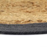  Podmetači 6 kom prirodna i antracit boja 38 cm od jute i pamuka | Eponuda.com