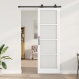 vidaXL Klizna Vrata sa Setom Opreme 'ORKDAL'Bijela 78x232 cm | shoptok.hr