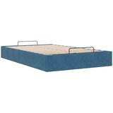 vidaXL Otomanski posteljni okvir brez vzmetnice moder 120x190 cm žamet, (21611903) | Shoptok.si