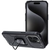  futrola hard sa prstenom (nitro case) za iphone 15 plus (6.7) crna | ePonuda.com