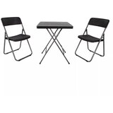 Linder Exclusiv Sklopivi vrtni set namještaja GM7000 BISTRO SET - Crni | shoptok.hr