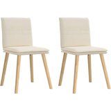 vidaXL Blagovaonske stolice 2 kom platnene | shoptok.hr