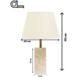 Opviq stona lampa valen, krem | Eponuda.com