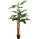 vidaXL Umjetno stablo banane 18 listova 150 cm zeleno