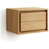 Kave Home Nizak/zidni ormarić za ispod umivaonika od masivne tikovine u prirodnoj boji 60x40 cm Kenta – | shoptok.hr