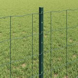 Euro ograda s postom 50 x 0,6 m Čelik premazan PVC-om Zelena | shoptok.hr