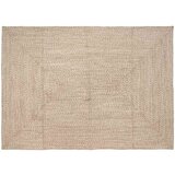 vidaXL Preproga Pletenje Naravna in bela 200 x 290 cm Juta | Shoptok.si