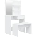  The Living Store Toaletna mizica komplet bele barve 74,5x40x141 cm - Komplet Toaletnih Mizic, (21500203) | Shoptok.si