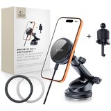 TECH-PROTECT BREZŽIČNI AVTOMOBILSKI POLNILEC V9 ARCTICBOOST MAGNETIC QI 25 W, (5000337492) Cene