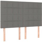  Box spring s madracem LED tamnosivi 140x190 cm tkanina | shoptok.hr