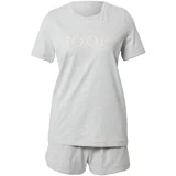 JOOP! Bodywear Kratke hlače za spanje pegasto siva / roza