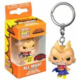 Funko Pocket POP Keychain My Hero Academia All Might Silver Age Glow in the Dark Exclusive Cene