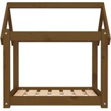 Krevet za pse smeđa boja meda 71x55x70 cm od masivne borovine | Eponuda.ba