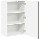 vidaXL Stenska kuhinjska omarica Črna 50 x 31 x 80 cm Konstruiran les | Shoptok.si