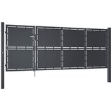  Vrtna vrata Čelik 350x125 cm Antracit | Eponuda.com