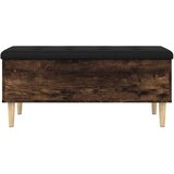  Klupa za pohranu boja hrasta 102x42x46 cm od konstruiranog drva | shoptok.hr