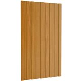 Krovni paneli 36 kom od pocinčanog čelika boja drva 80 x 45 cm | shoptok.hr