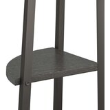  Kutna polica s 4 razine crna 45,5 x 31,5 x 150 cm | Eponuda.ba