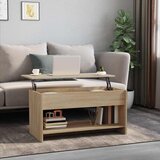  Stolić za kavu boja hrasta 102x50x52,5 cm konstruirano drvo | Eponuda.com