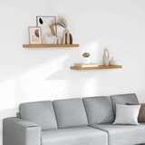  Polica na zidu 2 pcs Bež 90 x 23 5 x 4 cm Konstruirano drvo | shoptok.hr