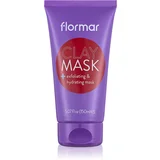 Flormar Clay Mask eksfolijacijska maska za čišćenje lica s glinom 150 ml