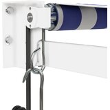  Automatska tenda na uvlačenje plavo-bijela 4,5 x 3 m | shoptok.hr