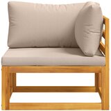  Kauč sa sjedećnicama u kutu 100 % poliester Solid-Acacia | shoptok.hr