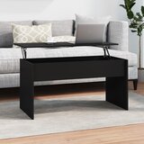  Stolić za kavu crni 102x50,5x52,5 cm od konstruiranog drva | shoptok.hr