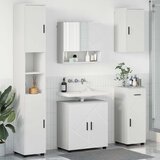  Set namještaja za kupaonicu s ladicama Zidne 5 pcs Bijelo | shoptok.hr