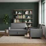  Set sofe s pohranom 2 pcs Tamnosiva Poliester | shoptok.hr