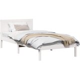  Krevetna konstrukcija Bijelo 80 x 200 cm Čvrsto borovo drvo | shoptok.hr