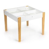  EcoToys set dječjeg stola sa stolicama bijeli | shoptok.hr