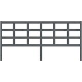  Uzglavlje za krevet sivo 205 5 x 4 x 100 cm od masivne borovine | shoptok.hr