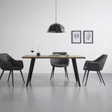 Bessagi Home jedilna miza diego, barva hrasta | Shoptok.si