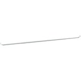  Karnise 2 kosa bele in srebrne 90–130 cm aluminij | Shoptok.si