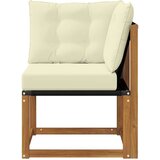  Vanjska kutna sofa Masivno drvo akacije i tekstilna tkanina | shoptok.hr