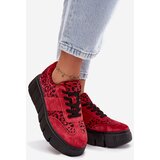 VINCEZA Suede Insulated Women's Sneakers On a Thick Platform | Shoptok.si