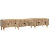 TV ormar Hrast artisan 147 x 34,5 x 30 cm Konstruirano drvo | shoptok.hr