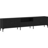 TV ormar Crni hrast 200 x 25 x 44 cm Konstruirano drvo | shoptok.hr