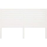  Uzglavlje za krevet bijelo 126 x 4 x 100 cm od masivne borovine | shoptok.hr