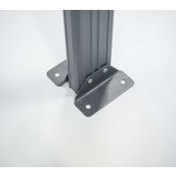 WESTMANN aluminijska nadstrešnica za automobile s okruglim lukom Bergen 15 m2 (3x5 m) | BRANDED IN GERMANY | shoptok.hr