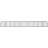  Gabionska košara s poklopcem 1000x100x100 cm pocinčano željezo | shoptok.hr