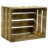  Zaboj za sadje (Rjave barve, Do x Š x V: 50 x 40 x 30 cm, Les) | Shoptok.si
