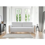 ELTAP Siva sklopiva/s prostorom za odlaganje sofa od bouclé tkanine 244 cm Arcadova – | shoptok.hr