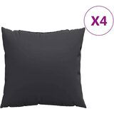vidaXL Blazine za kavč 4 kosi črne 50x50 cm blago | Shoptok.si
