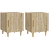 Furnova Nočna omarica 2 kosa sonoma hrast konstruiran les, (21926403) | Shoptok.si