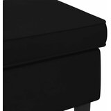  Stolica za noge Crna 55 x 35 x 41 cm Baršun | shoptok.hr